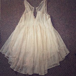 Free people creme lace dress